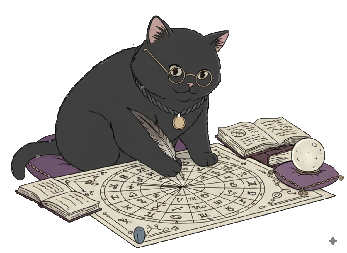 Cat Mascot Drawing Chart